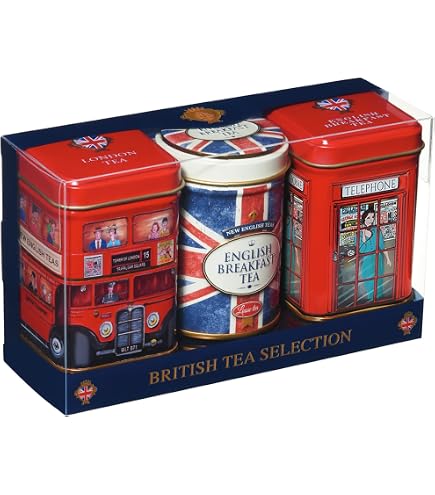New English Teas Queen Elizabeth II Tea Tin - 40 Tea Bags | London